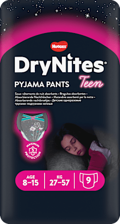 Pyjama Pants Mädchen 8-13 Jahre HUGGIES DryNites
