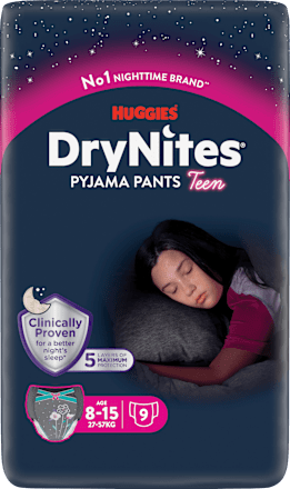 Pyjama Pants Mädchen 8-13 Jahre HUGGIES DryNites