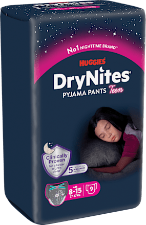 Pyjama Pants Mädchen 8-13 Jahre HUGGIES DryNites