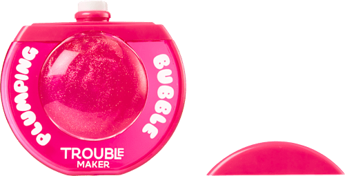 Lesk na pery Bubble Trouble - Mad Pink TROUBLE MAKER