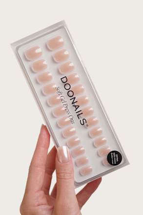 Künstliche Nägel, Soft Gel Press Ons Prosecco Extra Short Square Doonails