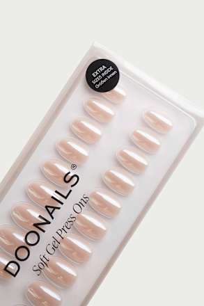 Künstliche Nägel, Soft Gel Press Ons Toffee Short Round Doonails