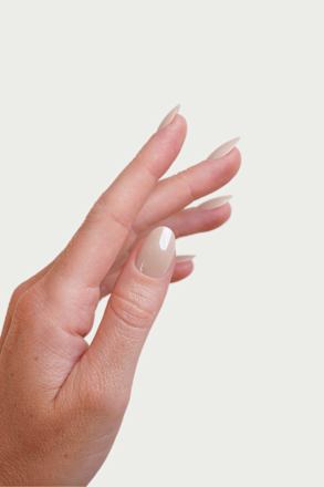 Künstliche Nägel, Soft Gel Press Ons Toffee Short Round Doonails
