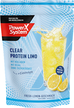 Proteinpulver, Clear Protein Limo Fresh-Lemon-Geschmack PowerX System