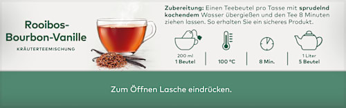 Kräutertee, Rooibos-Bourbon-Vanille (20 Beutel) LEBENSBAUM