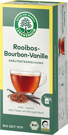 Kräutertee, Rooibos-Bourbon-Vanille (20 Beutel) LEBENSBAUM