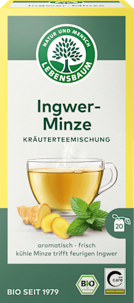 Kräutertee, Ingwer-Minze (20 Beutel) LEBENSBAUM