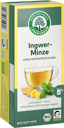 Kräutertee, Ingwer-Minze (20 Beutel) LEBENSBAUM