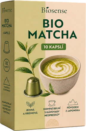 matcha Nespresso kapsle Biosense