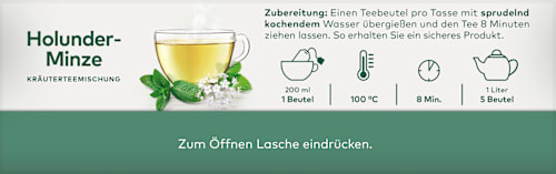 Kräutertee, Holunder-Minze (20 Beutel) LEBENSBAUM