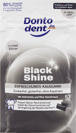 Žuvačky Black Shine Dontodent