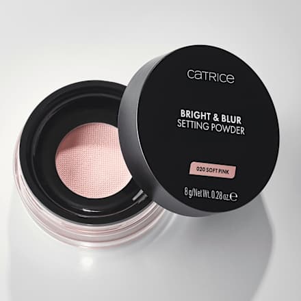 Puder sypki utrwalający Bright & Blur Setting Powder 020 Soft Pink CATRICE
