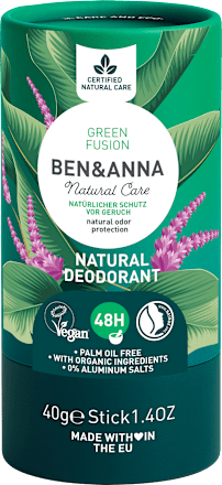 deodorant stick Green Fusion BEN&ANNA
