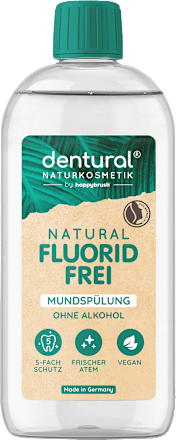 Mundspülung Natural Fluoridfrei dentural
