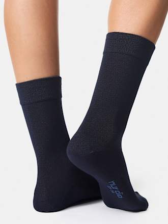 Komfort-Socken Bambus blau Gr. 39-42 nur die
