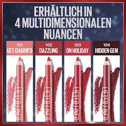 Lipliner Lifter Liner 101 Get Charm'd Glimmer Edition MAYBELLINE NEW YORK