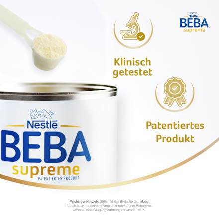 Anfangsmilch Supreme Pre von Geburt an Nestlé BEBA