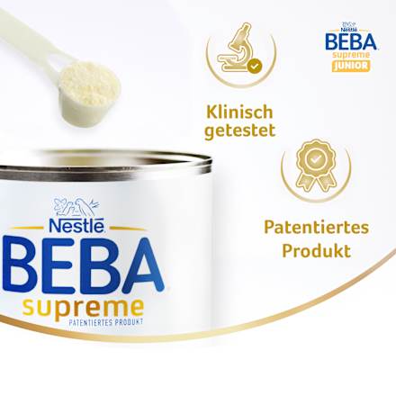 Kindermilch Supreme Junior 1+, ab 1 Jahr Nestlé BEBA
