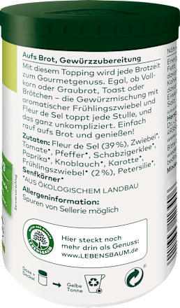 Gewürzmischung, Topping Aufs Brot LEBENSBAUM