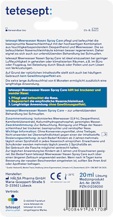 Meerwasser Nasen Spray Care tetesept