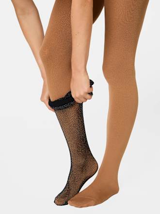 Strumpfhose Wohlig Warm amber Gr. 44/48, 100 DEN nur die