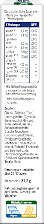 Gedächtnis + Leistung Kapseln taxofit