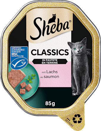Nassfutter Katze Classics  Pastete mit Lachs Sheba
