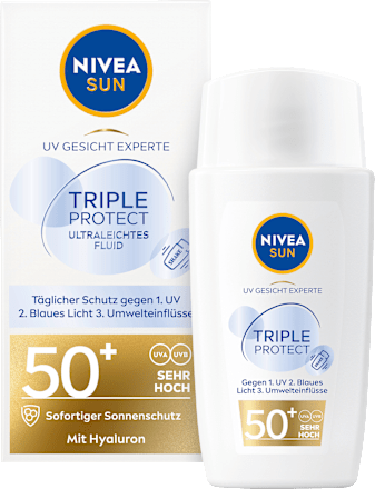 Sonnenfluid Gesicht, triple protect, LSF 50+ NIVEA SUN