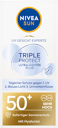 Sonnenfluid Gesicht, triple protect, LSF 50+ NIVEA SUN