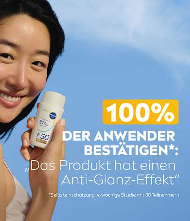 Sonnenfluid Gesicht Derma Skin Clear UV Fluid LSF 50+ NIVEA SUN