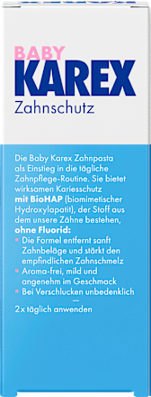 Zahnpasta Baby Zahnschutz KAREX