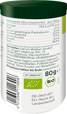 Gewürzzubereitung Topping für Brot LEBENSBAUM