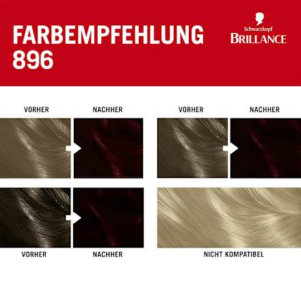 Intensiv-Color-Creme - Nr. 896 Schwarzrot Organdi Schwarzkopf Brillance