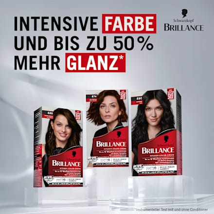 Haarfarbe Intensiv-Color-Creme 874 Samtbraun Schwarzkopf Brillance