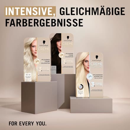 Dauerhafte Coloration Creme Supreme 11-11 Ultra-helles Titanblond Schwarzkopf CREME SUPREME