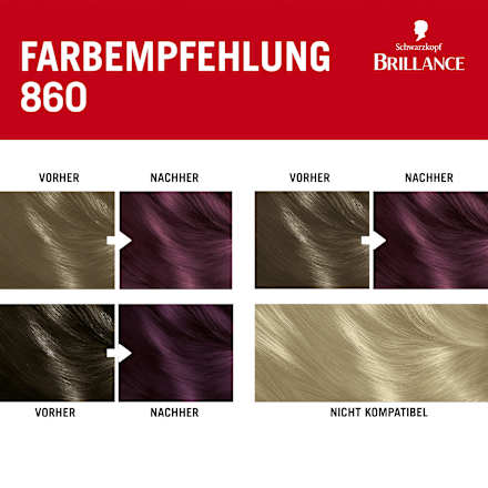 Haarfarbe Intensiv-Color-Creme Nr. 860 - Ultra Violett Schwarzkopf Brillance
