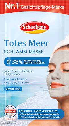 Gesichtsmasken Totes Meer (10St.x15 ml) Schaebens