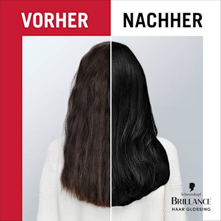 Haartönung Glanzbehandlung Glossing Schwarz Schwarzkopf Brillance