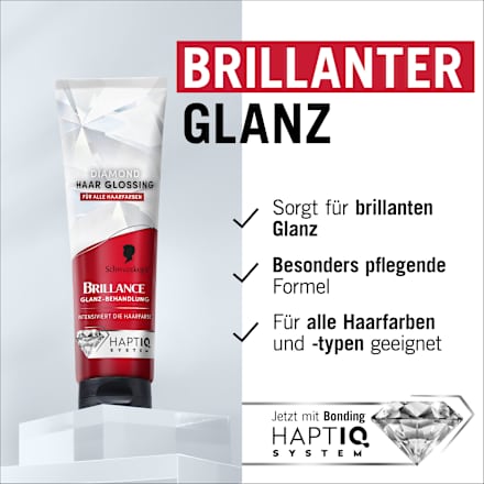 Farb-Glanzbehandlung Glossing – Transparent Diamond Schwarzkopf Brillance