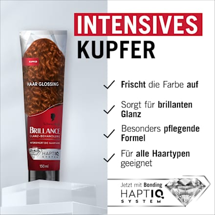 Farb-Glanzbehandlung Glossing – Kupfer Schwarzkopf Brillance