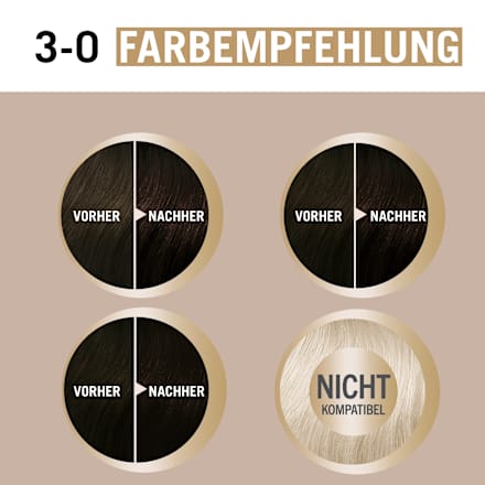 Dauerhafte Coloration Creme Supreme 3-0 Natürliches-Schwarzbraun Schwarzkopf CREME SUPREME