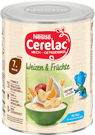 Getreidebrei Milch Weizen & Früchte ab dem 7. Monat Nestlé Cerelac