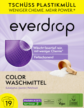 Colorwaschmittel Pulver everdrop