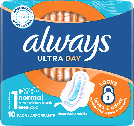 Превръзки Ultra Day с крилца, размер 1 always
