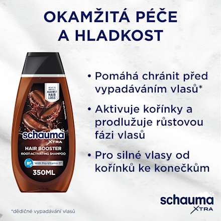 šampon Men XTRA Hair Booster schauma