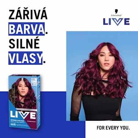 barva na vlasy L76 Ultra fialová Schwarzkopf LIVE