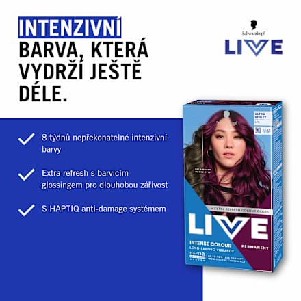 barva na vlasy L76 Ultra fialová Schwarzkopf LIVE