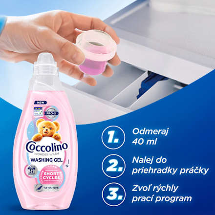 Prací gél Sensitive Coccolino