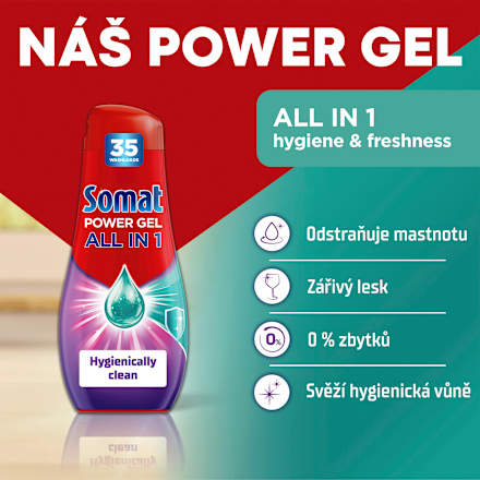 All in 1 gel do myčky Lemon & Lime 2x720ml Somat