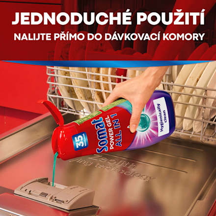 All in 1 gel do myčky Lemon & Lime 2x720ml Somat